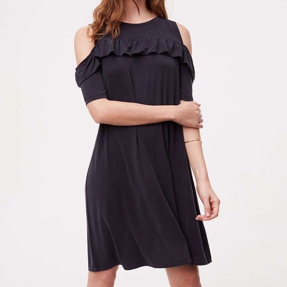LOFT Cold Shoulder Dress